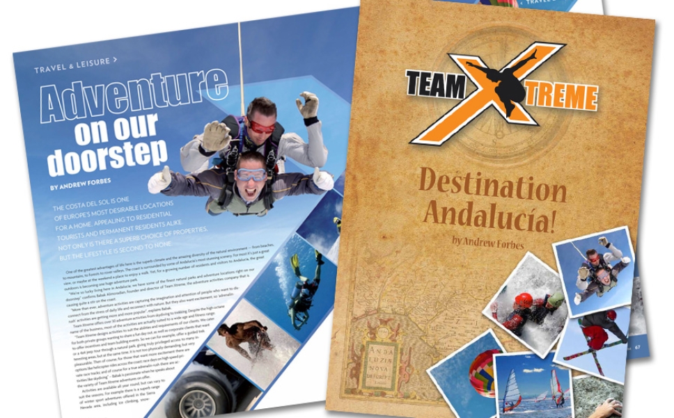 Destination Marketing Andalucia Guide For Team Xtreme