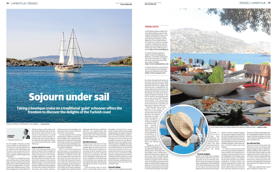 Sojourn Under Sail Andrew Forbes Sur Travel 24.05.2013
