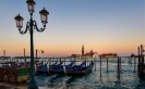 Gondolas Piazza San Marco Venice Library