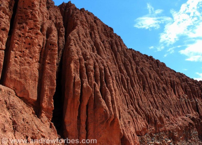 Extraordinary rock formations on the road to Cafayate Argentina by Andrew Forbes
