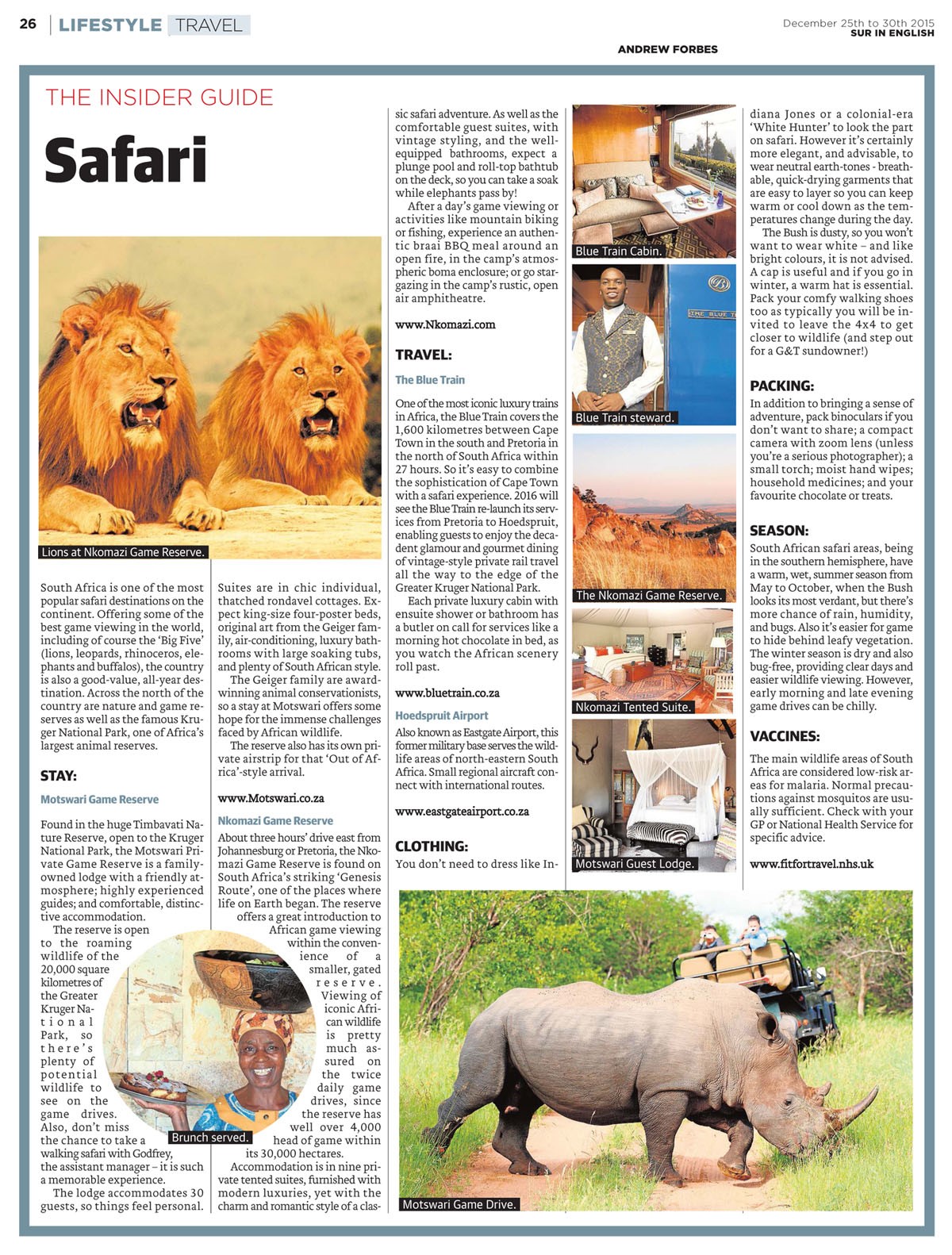 Insider Guide to Safari
