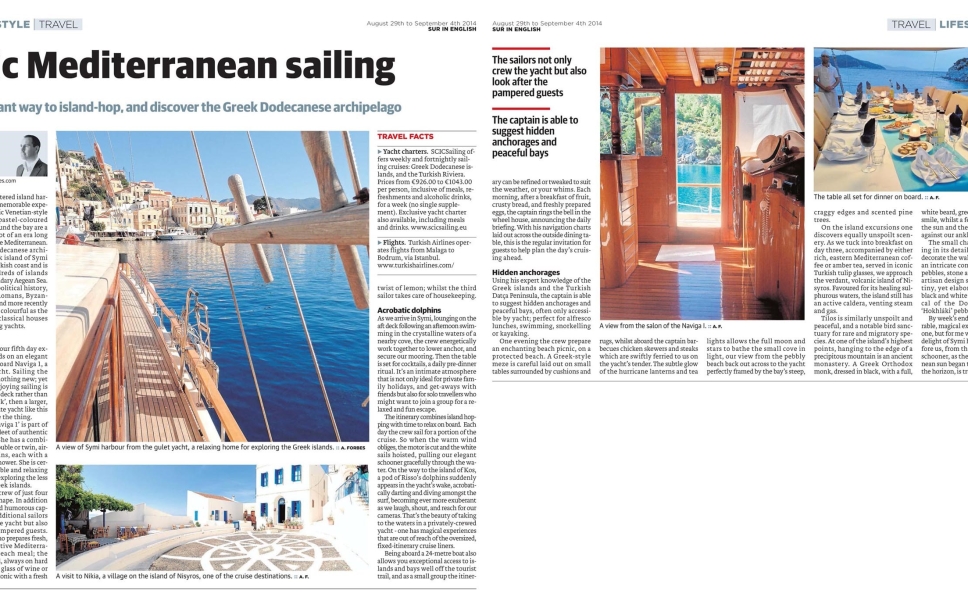 The elegant way to island-hop, and discover the Greek Dodecanese archipelago with SCIC Sailing