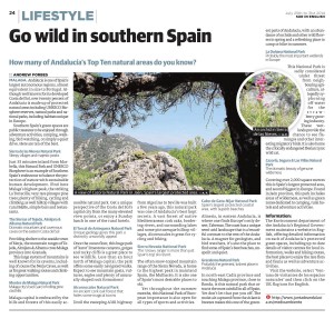 Go Wild in Southern Spain How many of Andalucía’s Top Ten natural areas do you know?