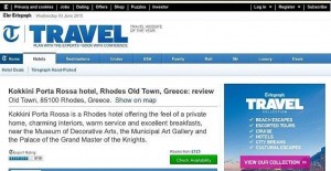 Kokkini Porta Rosa Hotel Review Andrew Forbes